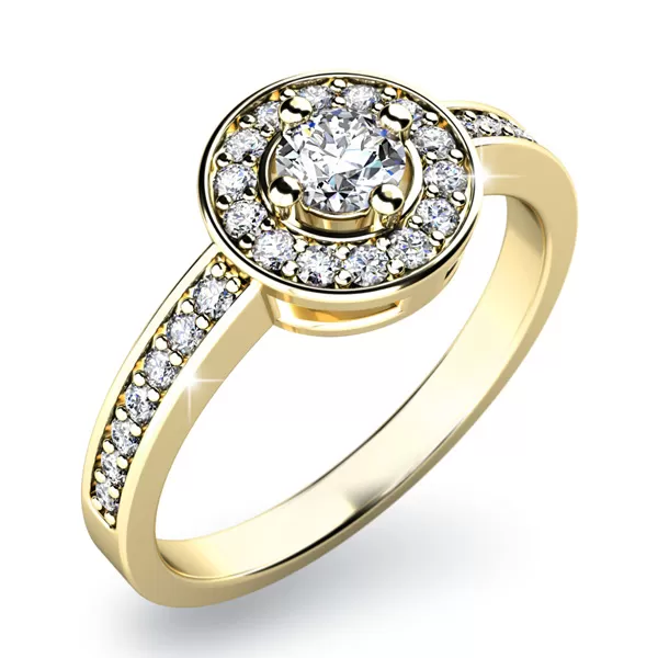 Dámsky prsteň s diamantmi 10802D-ZL