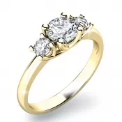 Dámsky prsteň s diamantmi 10803D-ZL