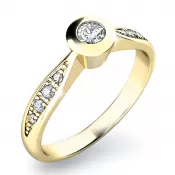 Dámsky prsteň s diamantmi 10811D-ZL