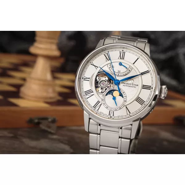 Orient Star Classic Moonphase Open Heart Automatic RE-AY0102S00B