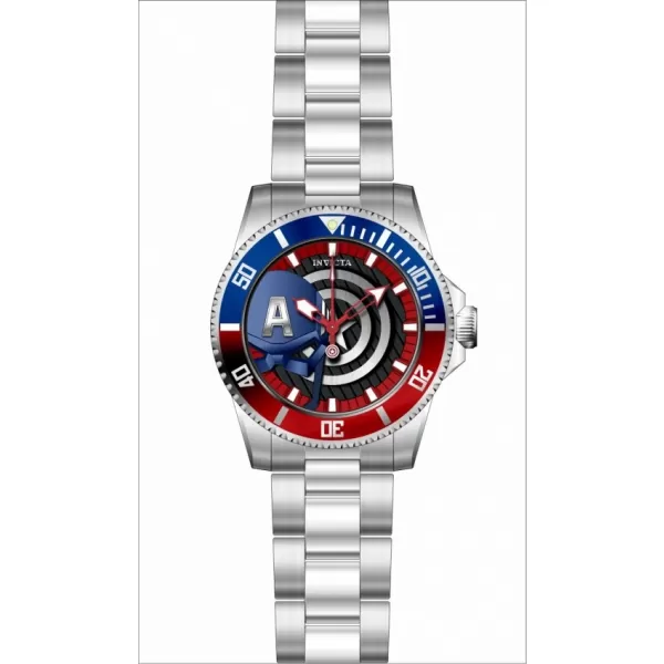 Invicta Marvel Quartz 29680 Captain America Limited Edition 3000pcs