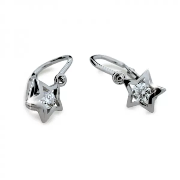 Detské náušnice s diamantmi DF1942