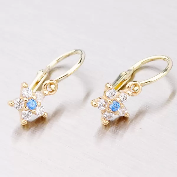 Náušničky zo žltého zlata 52DN-2118ZMB