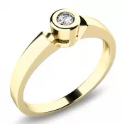 Dámsky prsteň s diamantom 10934D-ZL