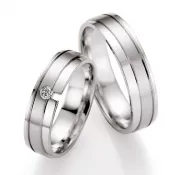 Snubné prstene s diamantom SP-523