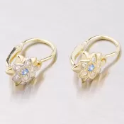 Náušničky so zirkónmi 52DN-2210ZMB