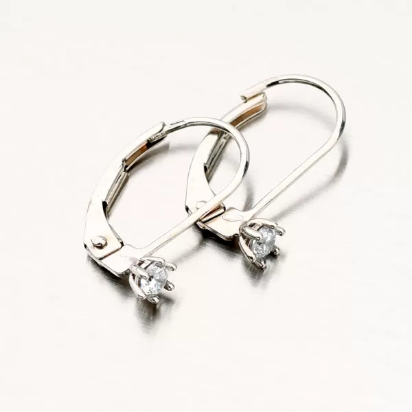 Dámske klopové náušnice zo žltého zlata 585 52DZ-8020B-KL