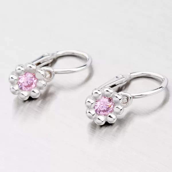 Detské náušnice v tvare kvietky 52DN-2030BR