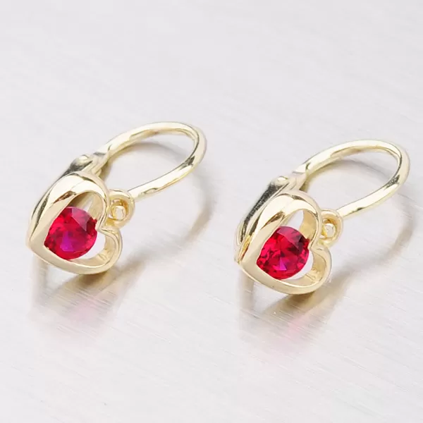 Detské náušničky zo žltého zlata 52DN-1943ZČ