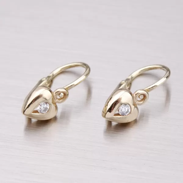 Srdiečka so zirkónmi 52DN-1556ZB