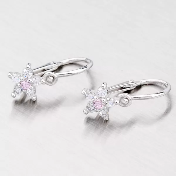 Náušničky z bieleho zlata 52DN-2118BRB