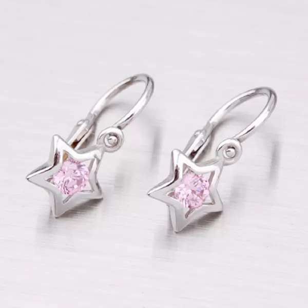 Detské náušničky - hviezdičky 52DN-1942BR
