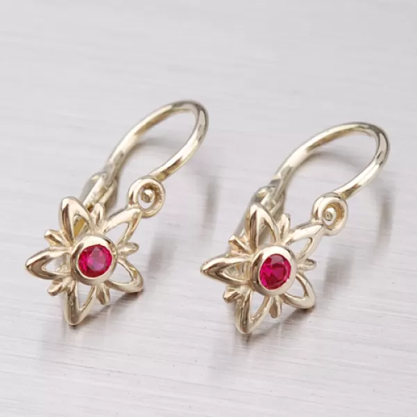 Náušničky zo žltého zlata 52DN-1996ZC