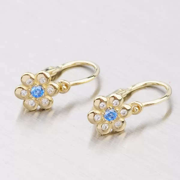 Náušničky v tvare kvietky 52DN-2247ZMB