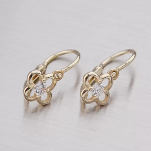 Náušnice zo zlata 52DN-1944ZB