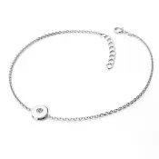 Dámsky náramok žlté zlato 585/1000 prírodný diamant 0,055 ct G/SI 10911-NR01-B