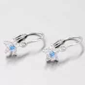 Detské náušnice z bieleho zlata 52DN-2118BMB