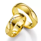 Snubné prstene s diamantom SP-525