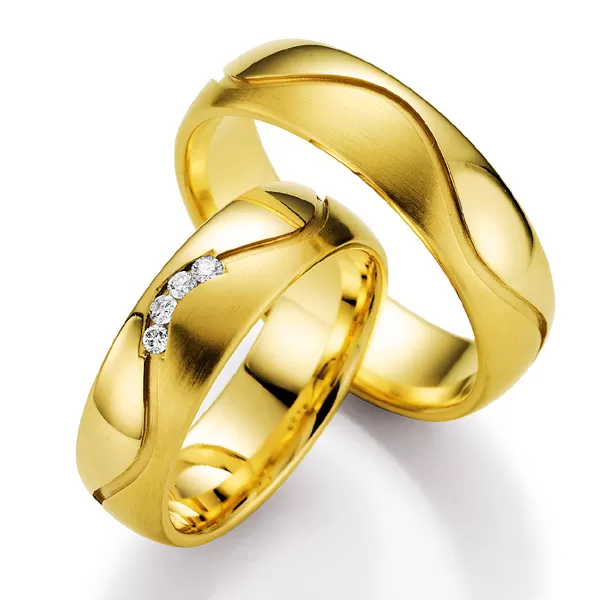 Snubné prstene s diamantom SP-525