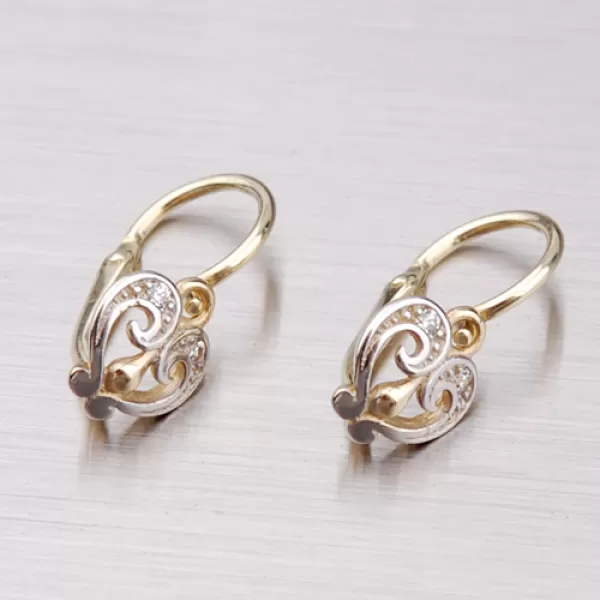 Náušnice zo zlata 52DN-2211ZB