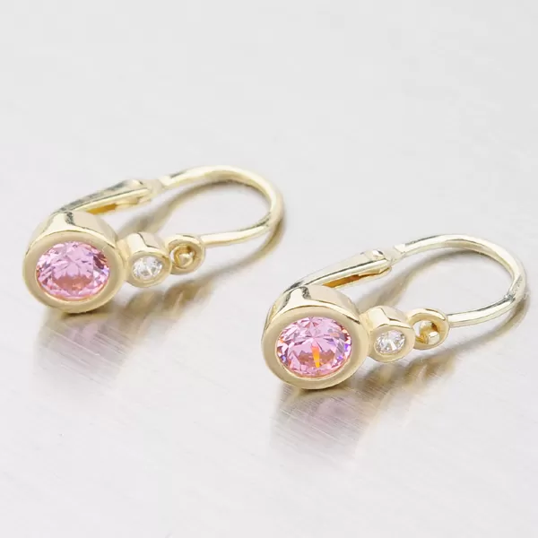 Náušničky pre deti zo zlata 52DN-1984ZR