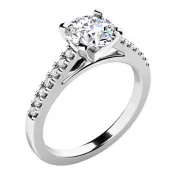 Zásnubný prsteň so zirkónmi ZP-10960-B-ZIR