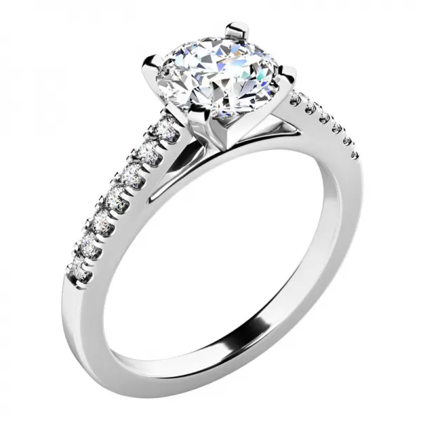 Zásnubný prsteň so zirkónmi ZP-10960-B-ZIR