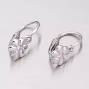 Detské náušnice - kvietky 52DN-1736BR