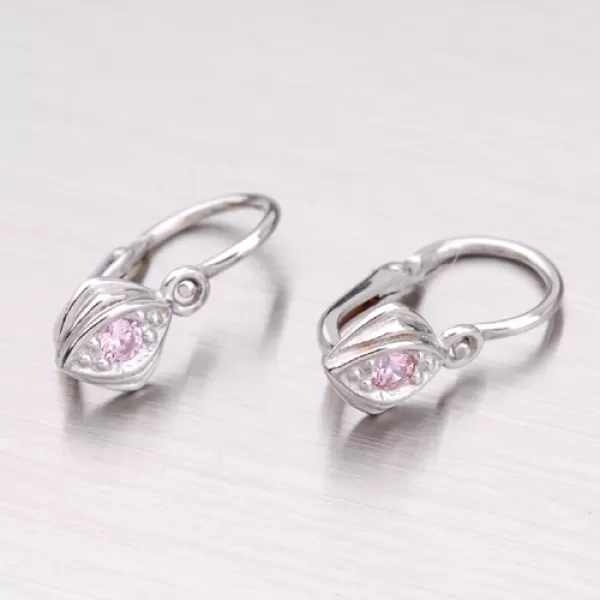 Náušničky z bieleho zlata 52DN-1897BR