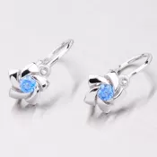 Detské kvietky so zirkónom 52DN-2201BM