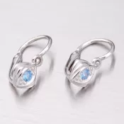 Náušničky z bieleho zlata 52DN-1897BM