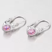 Detské náušnice so zirkónmi 52DN-1984BRB