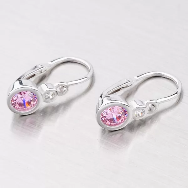 Detské náušnice so zirkónmi 52DN-1984BRB