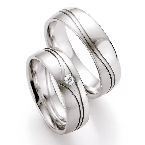 Snubné prstene s diamantom SP-520