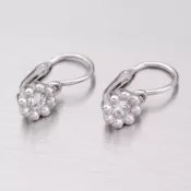 Náušnice z bieleho zlata 52DN-2030BB