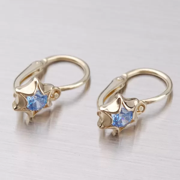 Detské hviezdičky so zirkónmi 52DN-2159ZM