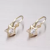 Detské náušničky - hviezdičky 52DN-1942ZB