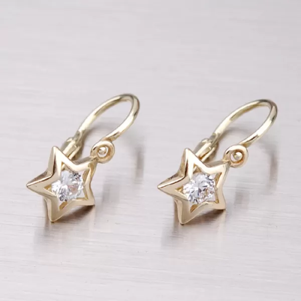 Detské náušničky - hviezdičky 52DN-1942ZB