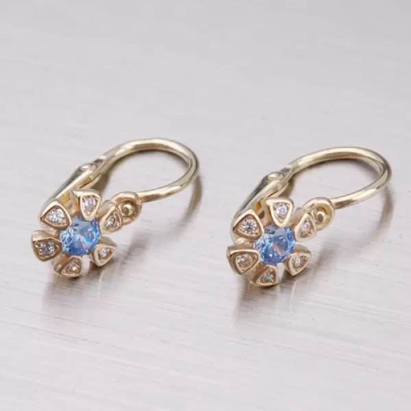 Zlaté detské náušnice 52DN-2156ZM