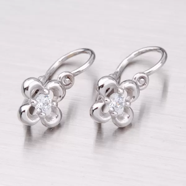 Náušnice z bieleho zlata 52DN-2013BB