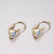 Detské náušnice so zirkónmi 52DN-1537ZM