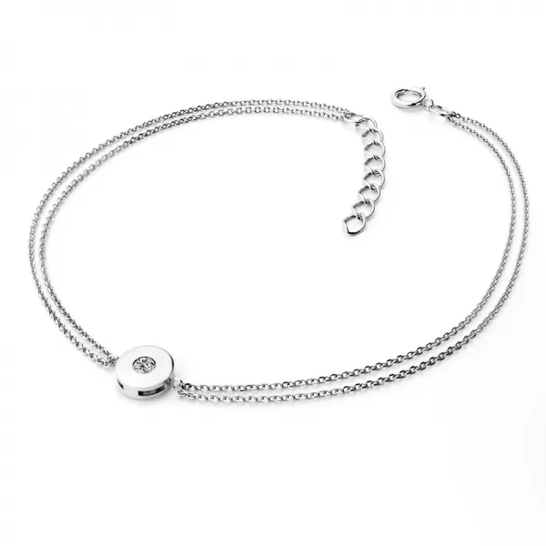 Zlatý náramok s diamantom 10911-NR02-B