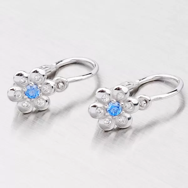 Detské náušničky so zirkónmi 52DN-2247BMB