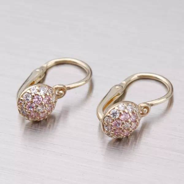 Detské náušničky zo žltého zlata 52DN-2150ZRB