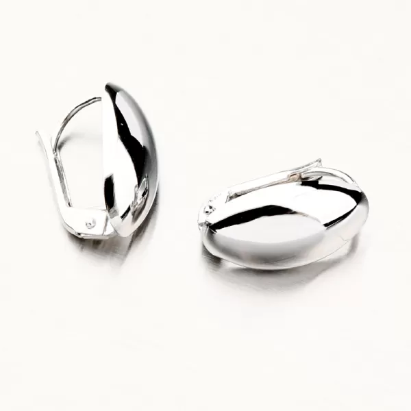 Dámske náušnice biele zlato 585 12-679