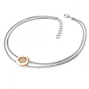 Dámsky náramok prírodný diamant 0,084 ct šampanské brilianty 10902-NR02-BCV-Champ