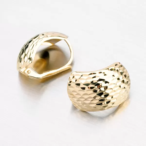 Dámske náušnice žlté zlato 585 12-666