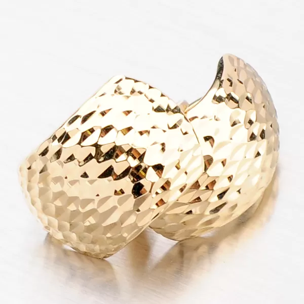 Dámske náušnice žlté zlato 585 12-666