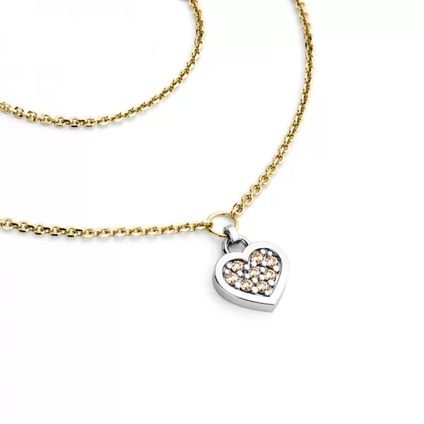 Zlatíčko so srdcom s šampanskými briliantmi 10881-nh01a-zlb-champ