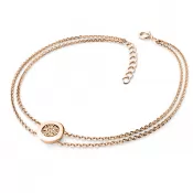 Dámsky náramok prírodný diamant 0,084 ct šampanské brilianty 10902-NR02-CV-Champ